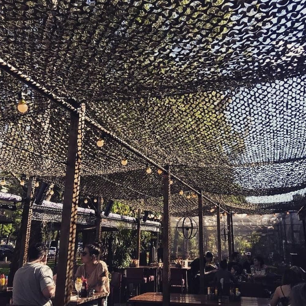 Camo Shade Net - Black 420D