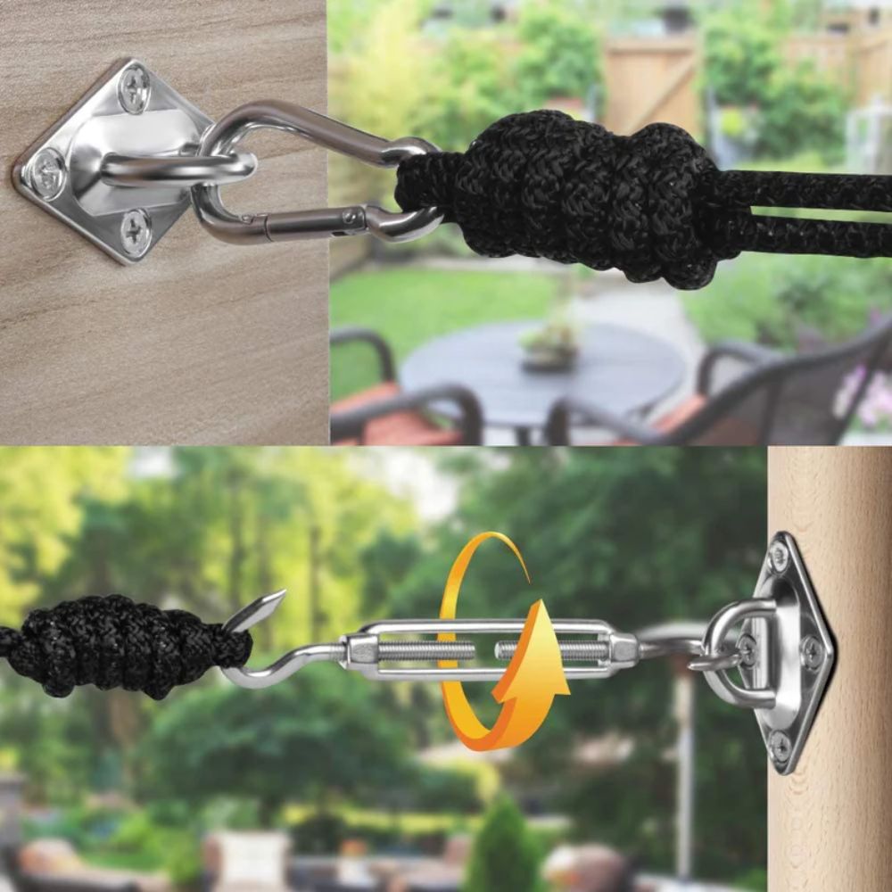 Pack Tie-Down Ropes with Tensioners